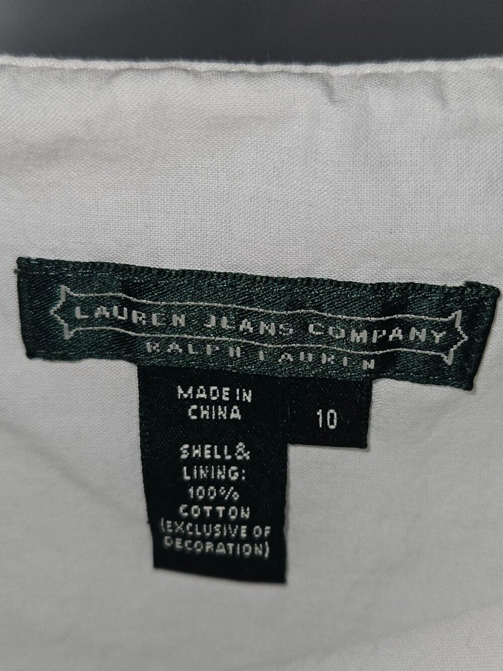 Vintage Ralph Lauren Jeans Co White Tiered Cotton Boho Prairie Maxi Skirt - 10 - Picture 3 of 5